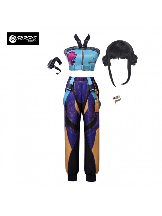Simil Korean Pop Coreano Performance Hunter Vestito Completo Zoe DEMON023